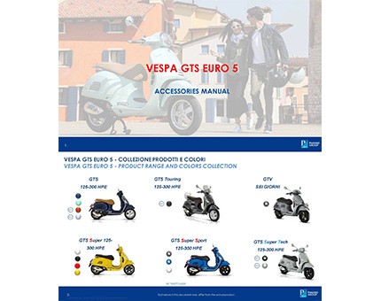 Catalog accesorii Vespa GTS