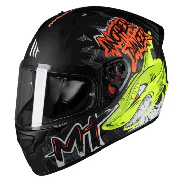 MT Helmets - STINGER Danger - Black Matte